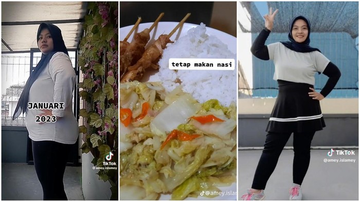 Viral Woman Successfully Cuts 31 Kg Weight Even though She Still Eats Rice, Here’s Her Story